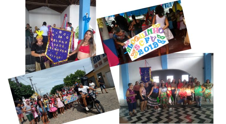 Idosos, adolescentes e crianças do SCFV no ritmo do Carnaval 2019